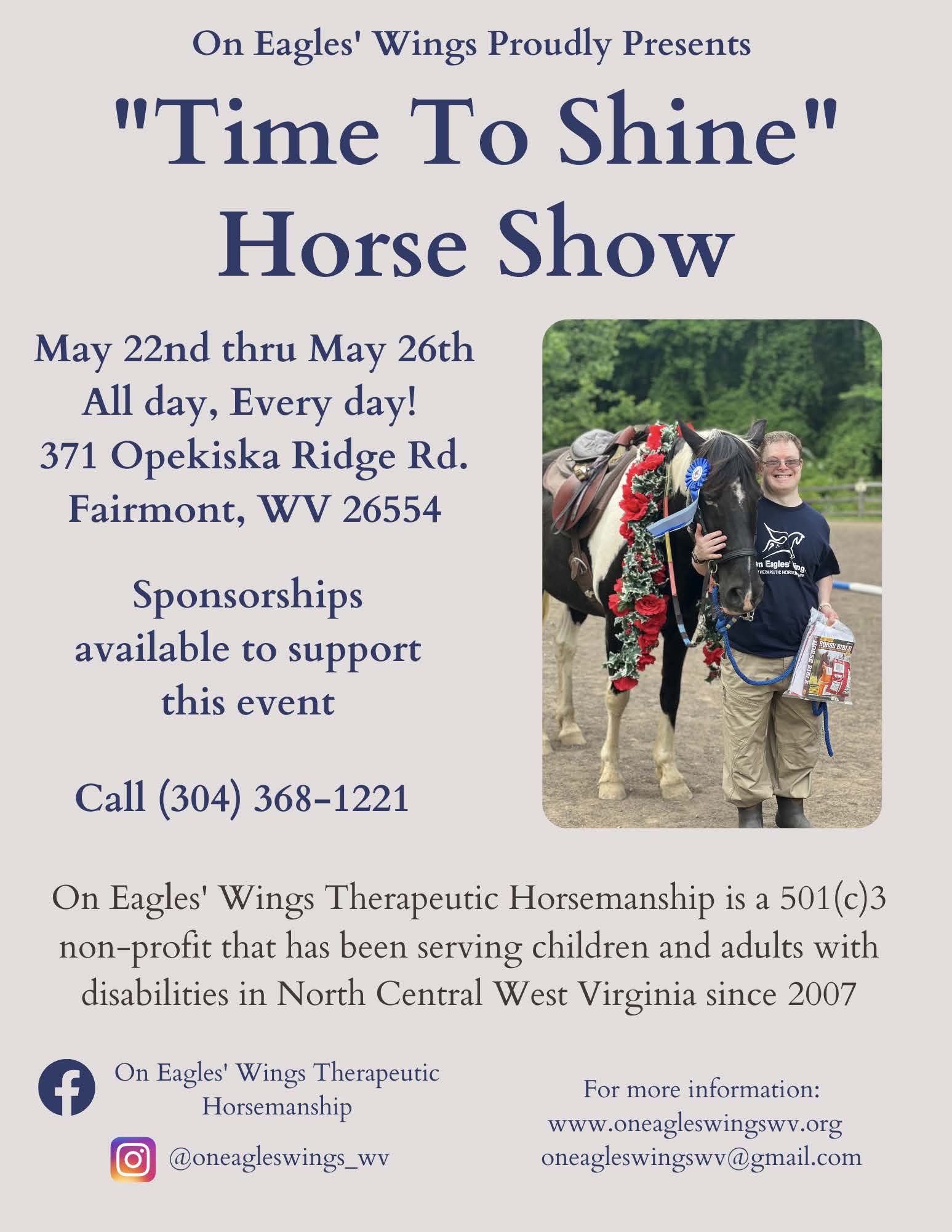 News and Events – On Eagles' Wings Therapeutic Horsemanship